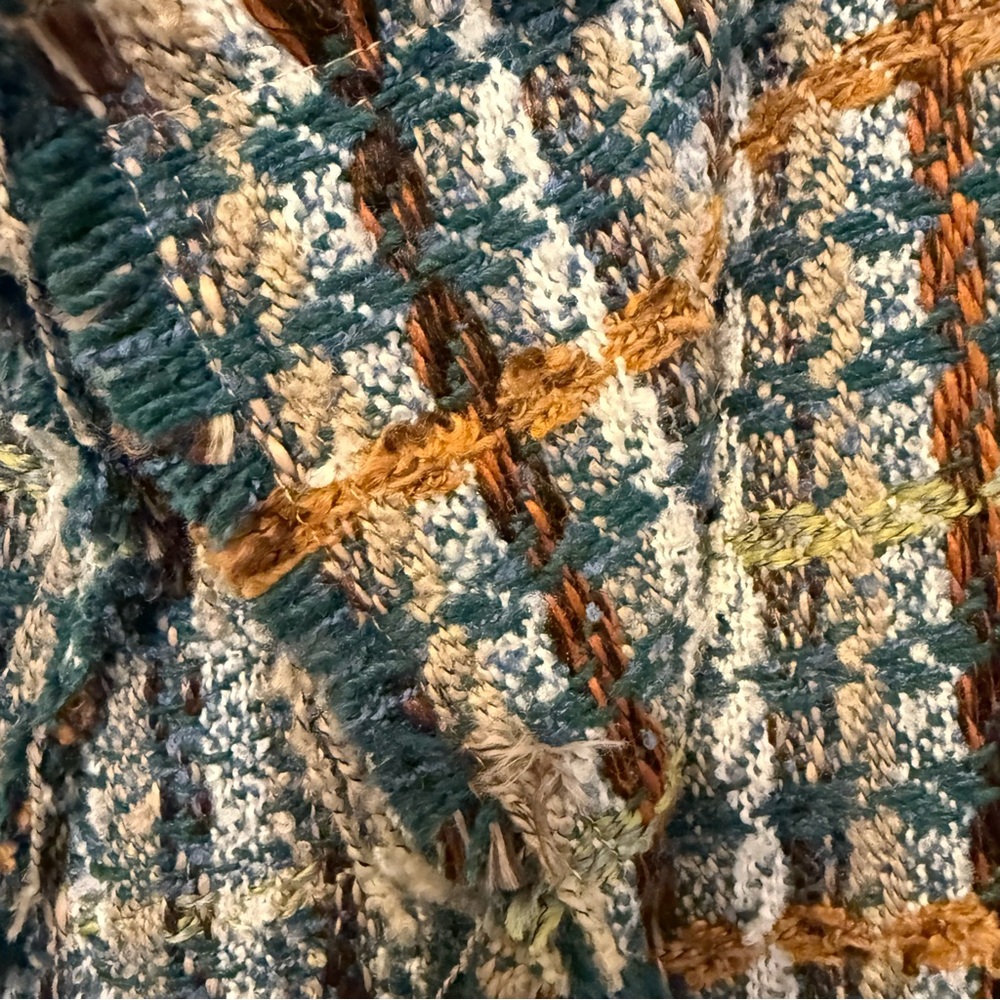 Davi & Dani- Large Multi-Coloured Tweed Cardigan Sweater Blazer Jacket.. - Picture 8 of 16